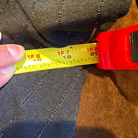 Chrusty Lyn Long Maxi Dress W Black Sequence Glitter Asymmetrical Stripes SZ 14 - Picture 9 of 12